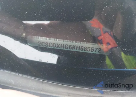 2019 Dodge Charger Gt Rwd из США, поврежденный, VIN 2C3CDXHG6KH685572